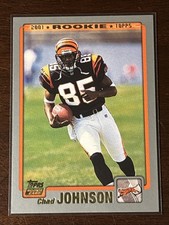 Chad Johnson Rookie Card #340 Topps Collection RC Ocho Cinco Cincinnati Bengals. rookie card picture