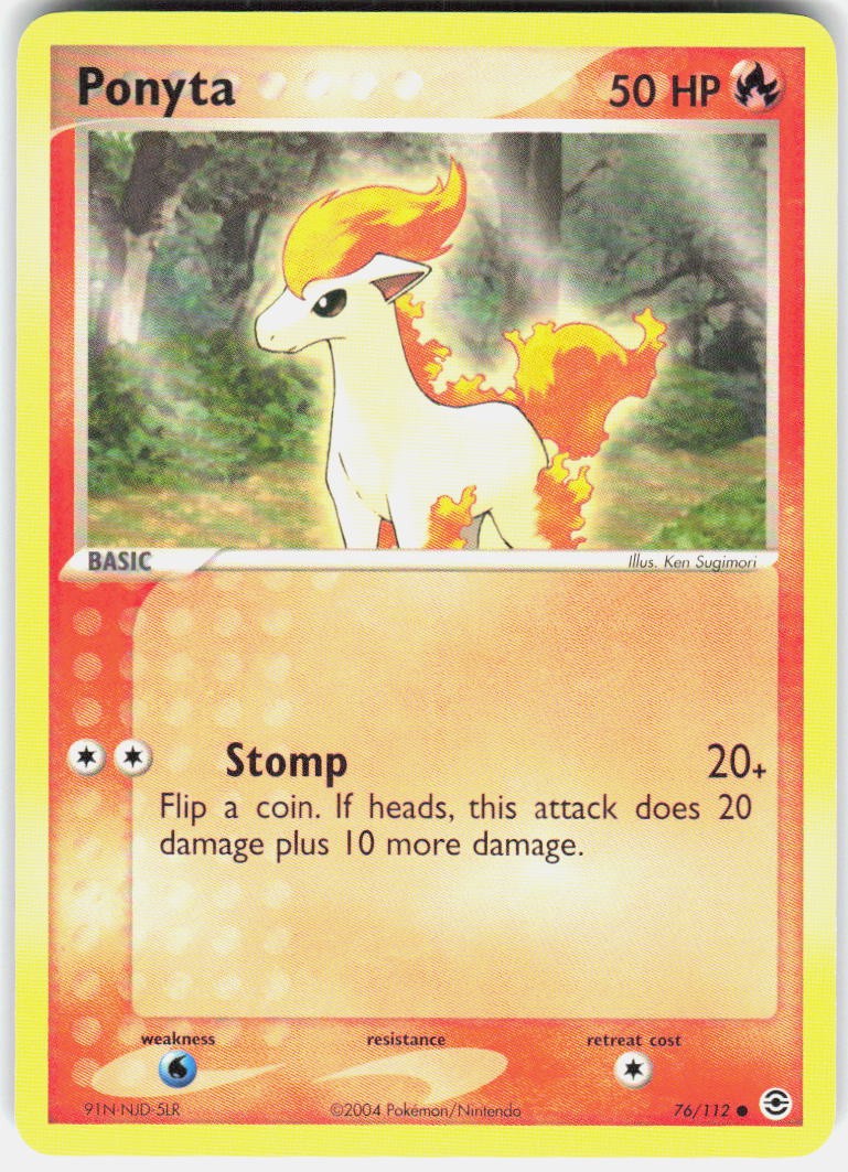 Ponyta 76/112 FireRed & LeafGreen Pokemon