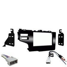 Honda Fit 2015-2017 Double DIN Stereo Harness Radio Install Dash Kit Package New