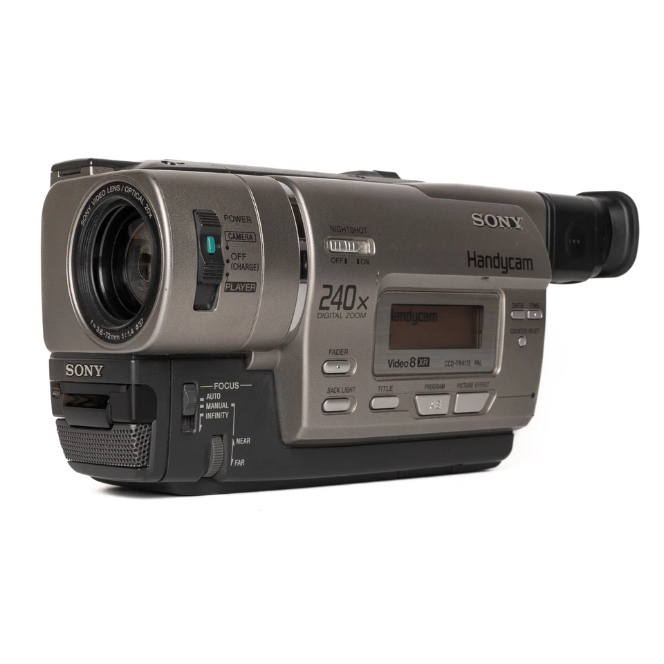 Sony Handycam CCD-TR417E Video8 PAL Camcorder - Gray - READ DESCRIPTION - Image 2 of 4