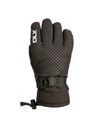 Trespass Childrens Unisex Kids Alpeak Leather Gloves Black, Size 5-7