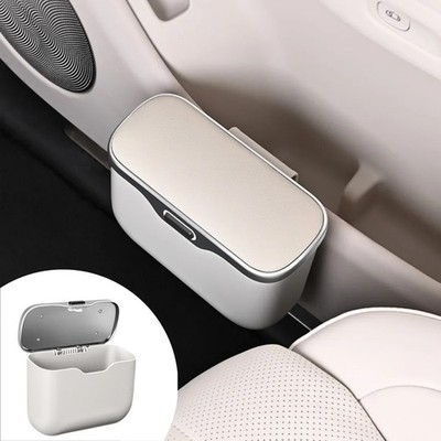 Auto Mülleimer mit Deckel Hängeaufbewahrungsbehälter Auto Innenraum Organizer Box