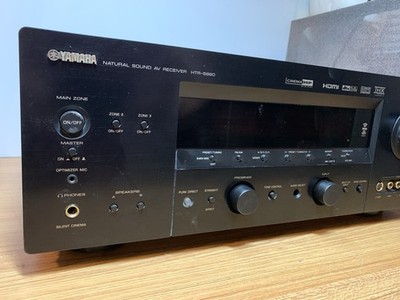 クラシック YAMAHA AV original collection Yamaha 6.1 Channel 600W HTR-5990 AV SS + Remote & Manual Bundle
