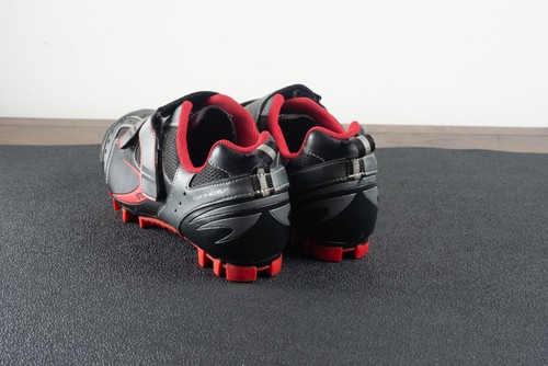 Louis Garneau Bike Trail Shoes Mens Size 12 Mountain Ergo Grip MTB Red/Black - Picture 10 of 18