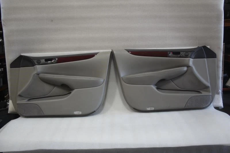 Par de paneles de moldura de puerta delantera Lexus Es300 Es330 2002 2003 2004 2005 2006 gris La17 Foto 2 de 4