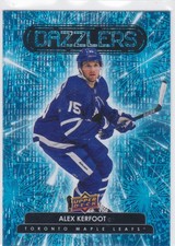 22/23 UPPER DECK..ALEX KERFOOT..DAZZLERS..# DZ-36..MAPLE LEAFS..COMBINED SHIP