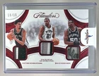Victor Wembanyama David Robinson Duncan 2024 Panini Flawless Ruby GU Patch 10/15