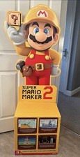 VIDEO GAME SHOP DISPLAY STAND - SUPER MARIO MAKER 2 - NINTENDO SWITCH