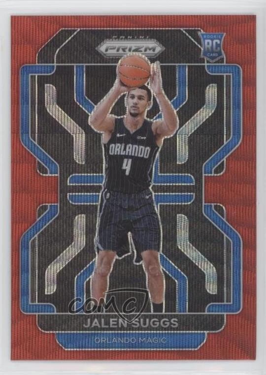 2021-22 Panini Prizm Ruby Wave Prizm Jalen Suggs #314 0ks3