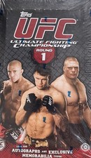 Topps UFC Round 1 Autographs Exclusive Memorabilia Sealed Trading Card Box MMA