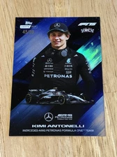 2025 Topps Lights Out Formula 1 F1 Kimi Antonelli RC Bright Future Blue /99