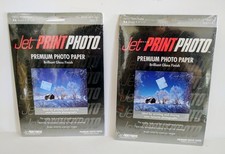 2 Packs New Jet Print Premium Photo Paper 4' x 6" Gloss Finish 48 Sheets 0069-1