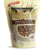 Chilghozay or Pine Nuts - Gold Brand - Roasted with Shell 1 PACK OF  500 GRAMS