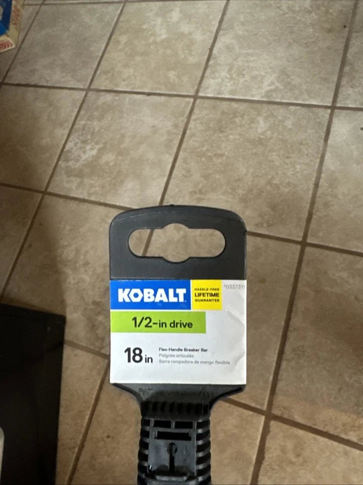 Kobalt 1/2” Drive 18” Flex Handle Breaker Bar 0337311 (E4) - Image 2 of 4