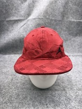 Jordan Hat Cap Boys One Size Red Jacquard Jumpman Logo Baseball Sports Summer