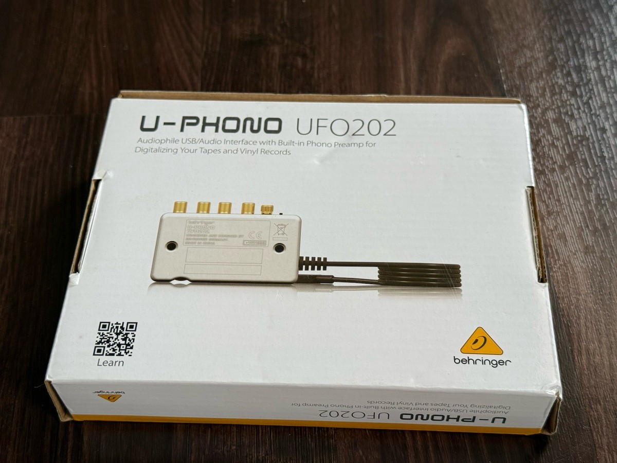 ベリンガー U-PHONO UFO202 wyw801m U-phono UFO202 Behringer Preamp USB Audio Interface for sale