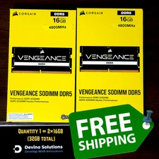 CORSAIR Vengeance 32GB (2x16) DDR5 4800MHz RAM Memory Upgrade Laptops AMD INTEL