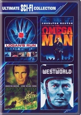70s 4-Film Sci-Fi Collection (Logan's Run/Omega Man/Soylent Green/Westworld) ...