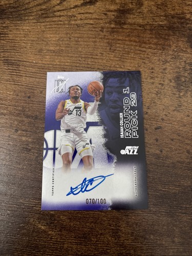 2025 Topps Signature Isaiah Collier  Auto Purple /100