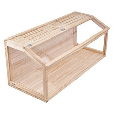Wooden Hamster Cage, 270  Viewing Hamster Habitat, 48 x 20 x 20in, Dwarf Hamste
