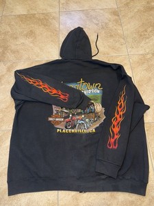 Harley Davidson Flame Hoodie | eBay