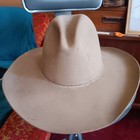 sz 7 Vintage John Wayne Collection Resistol USA Cowboy Hat Wide-Brimmed Felt — photo 2