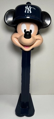 Mickey Mouse NY Yankees Giant PEZ Dispenser Musical Disney 2008