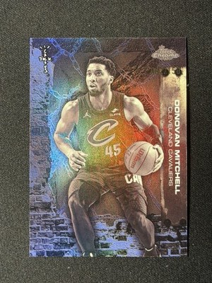 Donovan Mitchell 2025-26 Topps Chrome Cactus Jack Blue Refractor 082/150