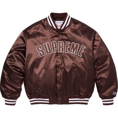 Supreme x Champion Satin Varsity Jacket 4colors 26SS | eBay