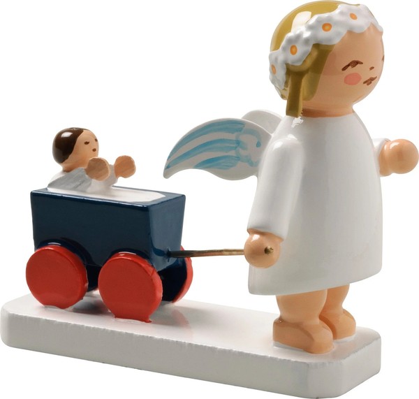 Wendt & KüHn 'Margeritenengel Mit Puppenwagen, Stehend'-image