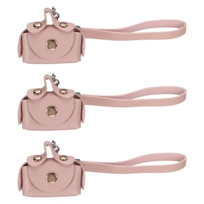 3Pcs Mini Münztasche, 2"x2.4" süße PU-Leder Hüllen für Handys - Bild 1 von 4
