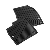 Original Audi Q4 E-Tron Gummimatten GummifußMatten Vorne Schwarz 89B061501 041