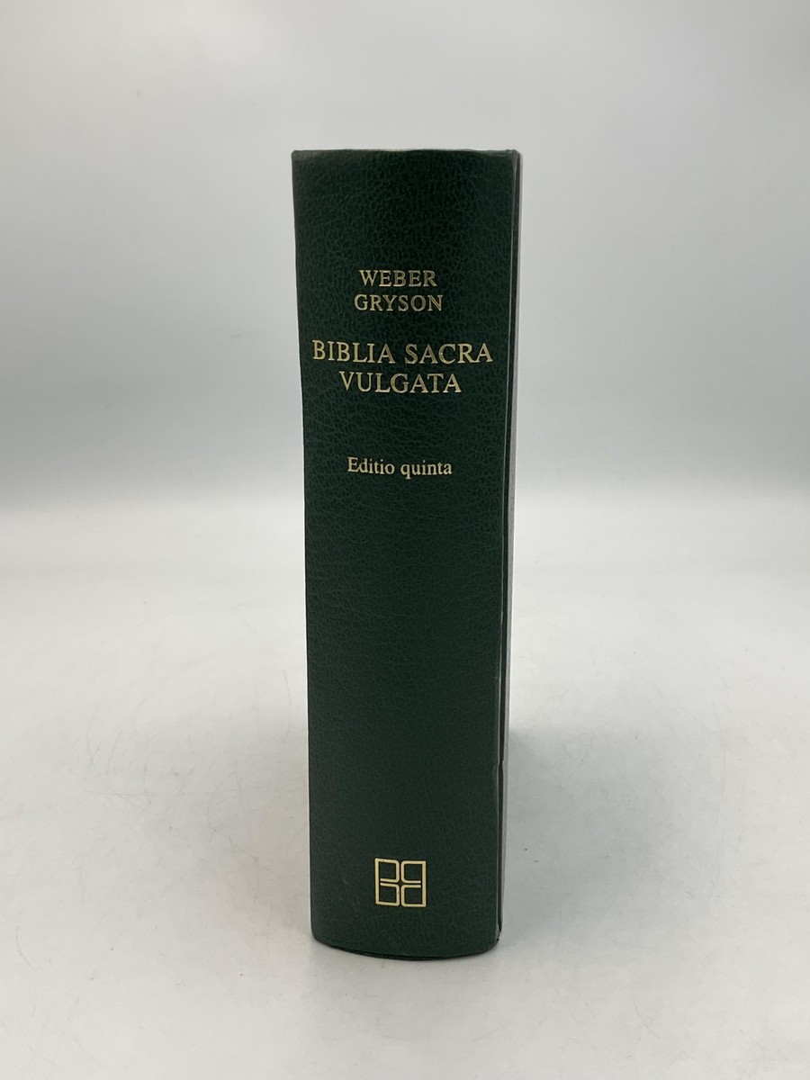 BIBLIA SACRA VULGATA Robert Weber Roger Gryson Deutsche 5th ed HC