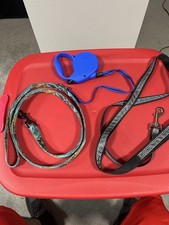 Bundle of 3 dog leashes