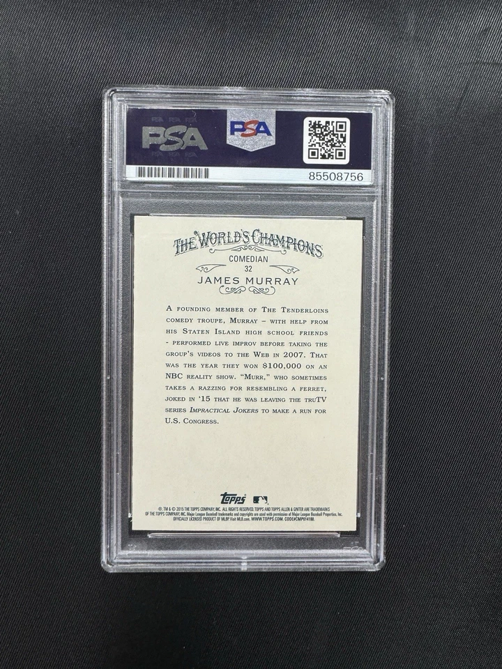James “Murr” Murray signed autographed 2015 Topps Allen and Ginter PSA/DNA Jokes - Image 2 of 2