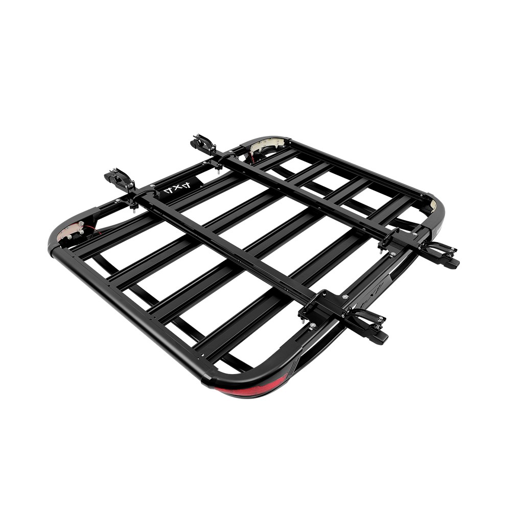 For Dodge Journey Roof Rack Cargo Luggage Carrier Basket & Crossbars + LED Light