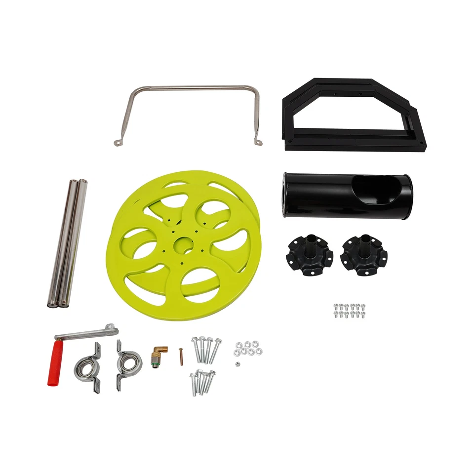 Hose Reel Garden Hose Holder 100m/328.1ft Water Hose Reel Storage 180 ° Rotation - Image 4 of 4