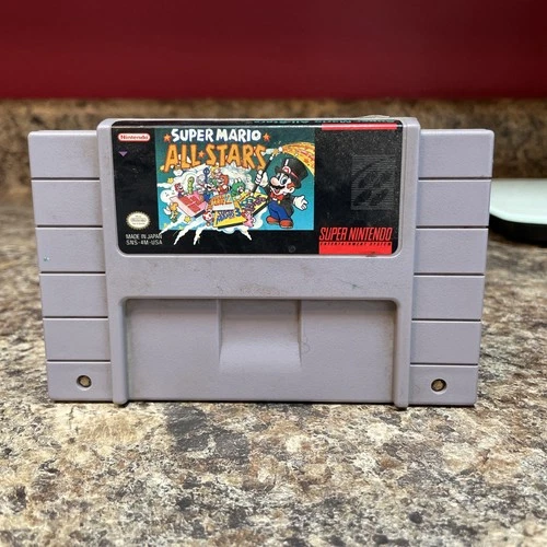 Super Mario All-Stars (Super Nintendo SNES) Authentic Tested Working Cartridge