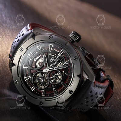 Orient Star Avantgarde Automatik Skelettuhr RE-AV0A03B00B Schwarz/Rot