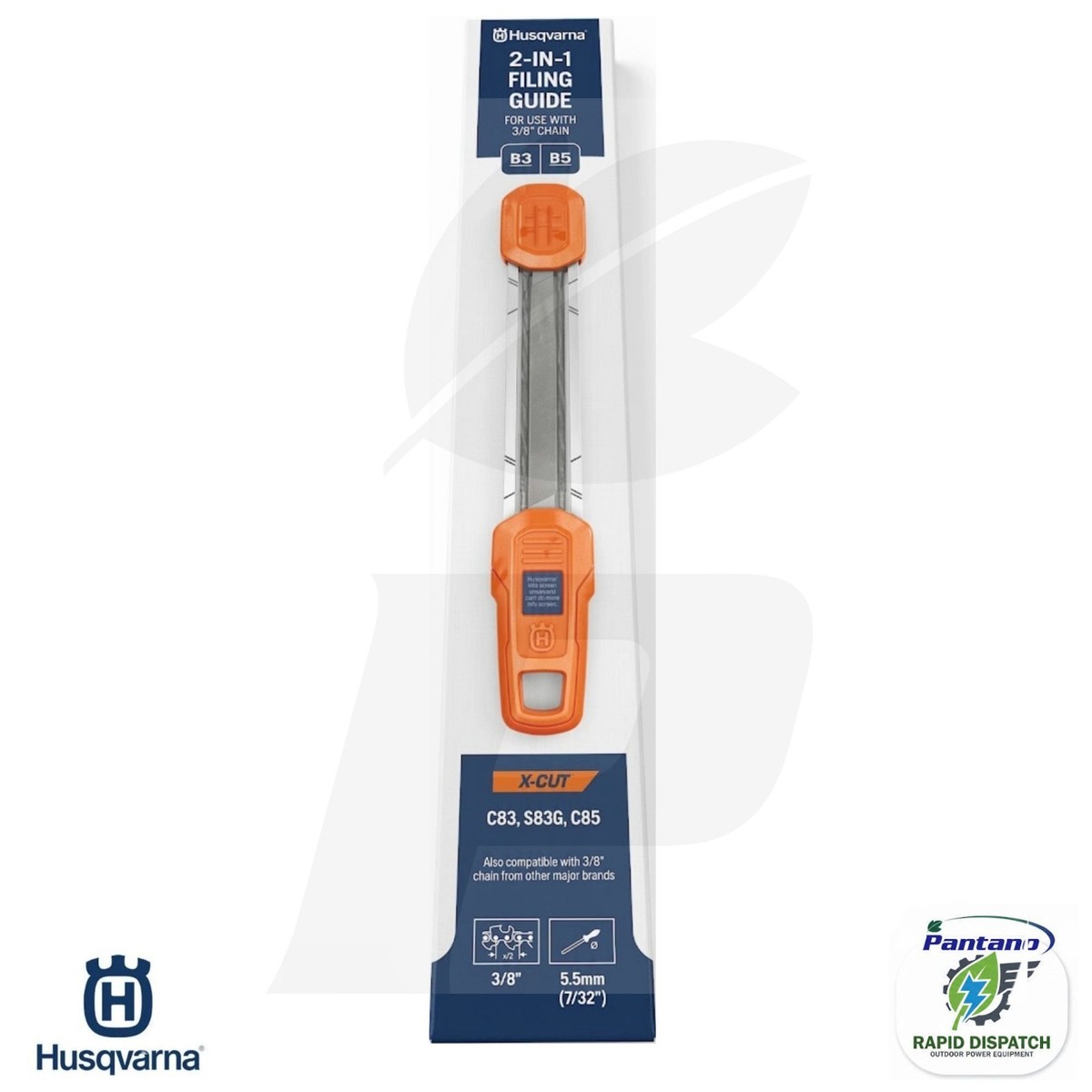 Husqvarna 547404585 2-in-1 Chainsaw Sharpener 3/8