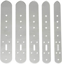 5 pcs Set Acrylic Leather Craft Belt Billet Buckle Head End Templates Stencil To