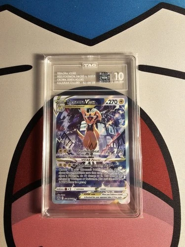 Tag 10 Zeraora VSTAR Crown Zenith: Galarian Gallery Holo Card GG43/GG70