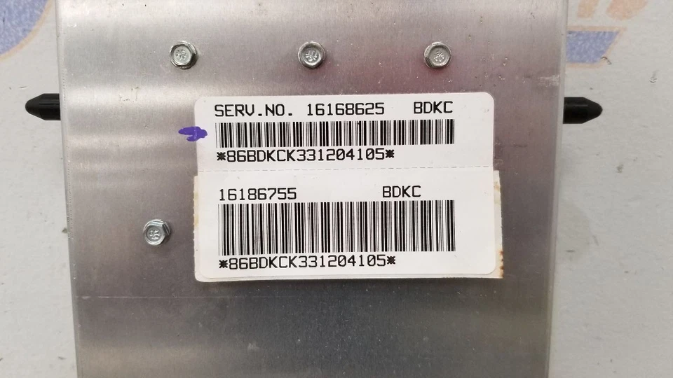 93 GMC VAN 2500 5,7 L ECM MÓDULO DE CONTROL DEL MOTOR 16168625 Foto 4 de 4
