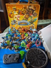 Lot of 23 Skylander Figures W/ Skylanders Giants Carrying Case and Controllers