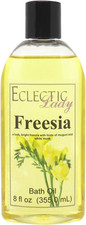 Freesia Bath Oil - Scented Body Oil - Relaxing  Moisturizing Bathing Oil