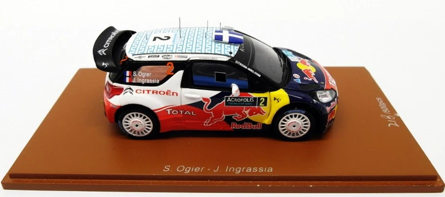 Spark escala 1/43 S3310 - Citroen DS3 WRC #2 ganador Acropolis Rally 2011 Foto 3 de 4