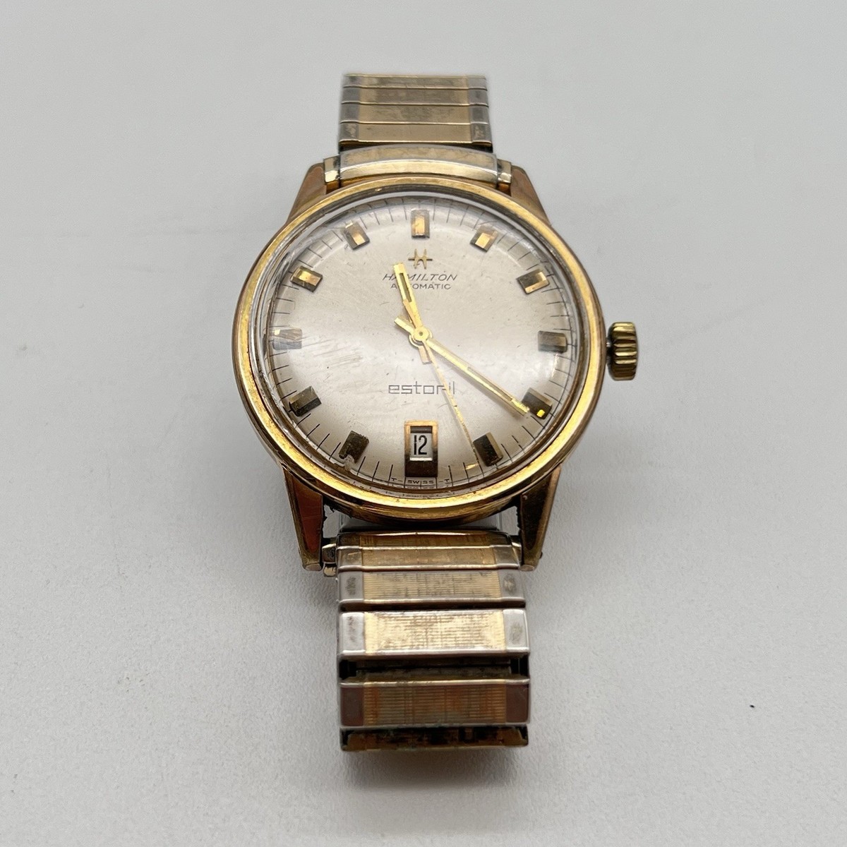v*a様 HAMILTON estoril ハミルトン エストリル 64003- 1960s Vintage Hamilton Estoril 300 Automatic Watch 64003-4 10K