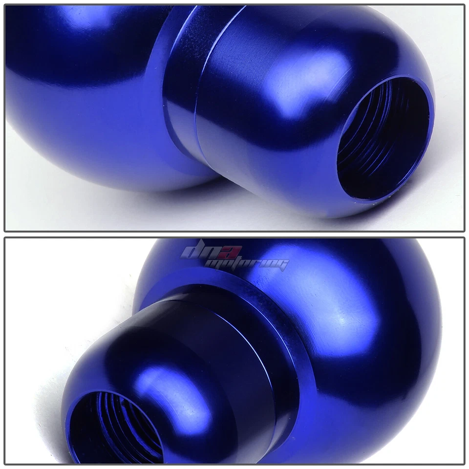 Ball Style MT Manual Transmission Stick Shift Knob Blue w/ M8 M10 M12 Adapters - Изображение 3 из 4