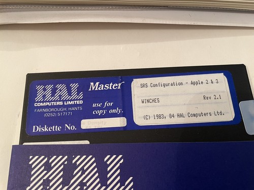 HAL Shared Resource Winchester System - Płyta twarda i taśma streamerowa do Apple II - Zdjęcie 10 z 11