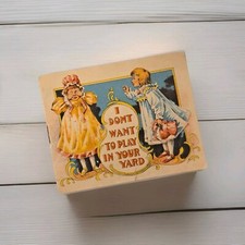 Collectable Children's Antique Booklet Ephemera Circa 1890s Geo S Harris & Sons